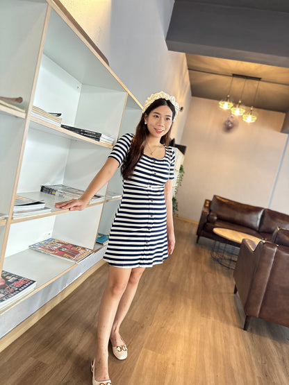 Lovince Lydia Stripes Stretchable Dress