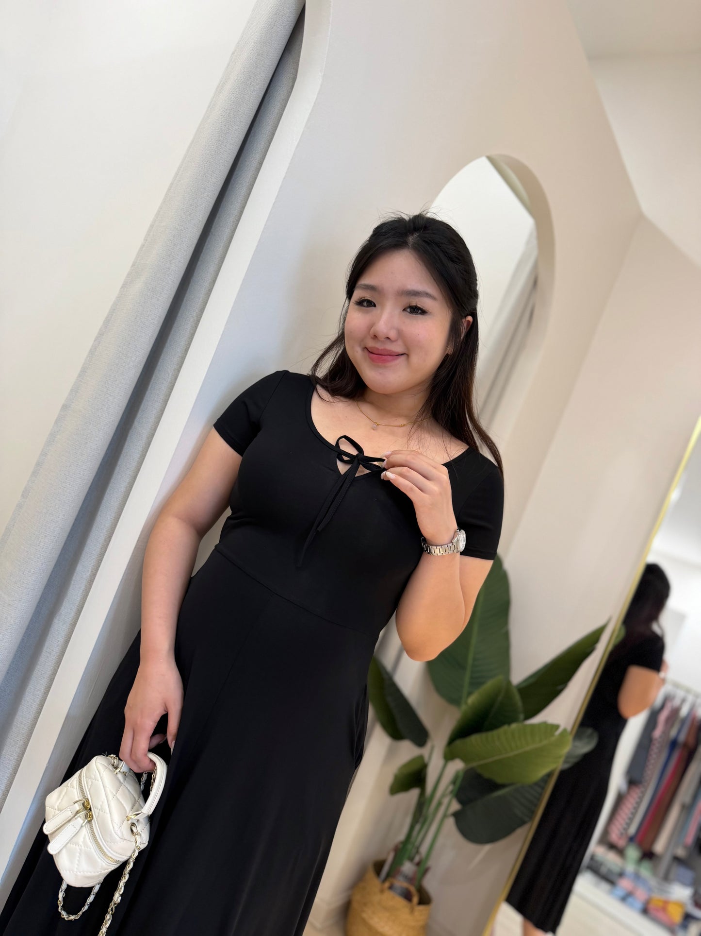Sophia Fit & Flare Modal Dress