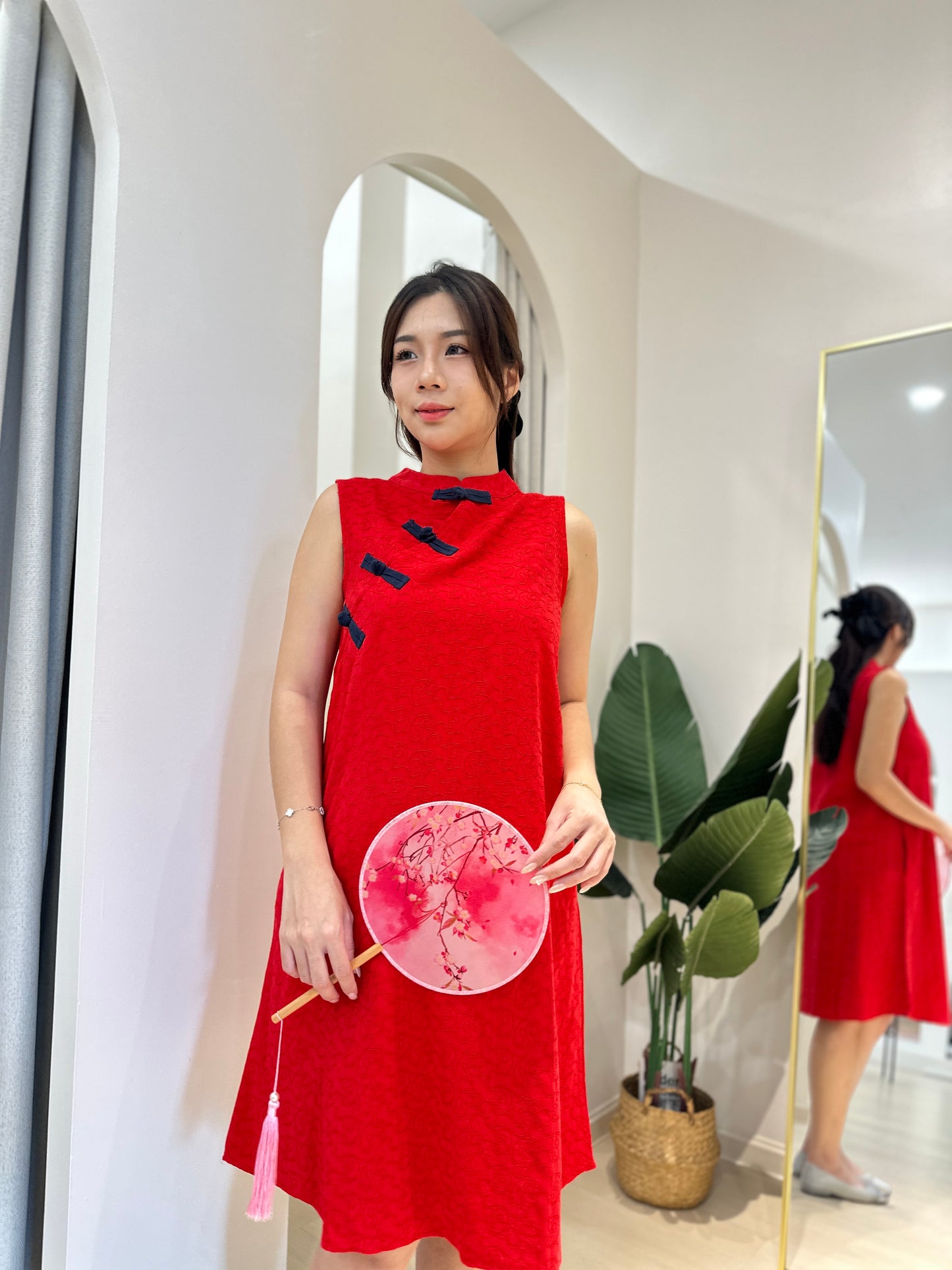 Feliny Red Cheongsam