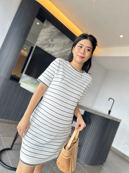 Diorlyn Stripes Knits Dress