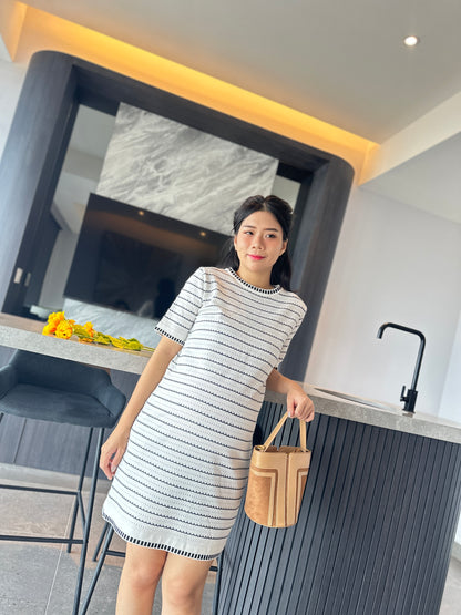 Diorlyn Stripes Knits Dress