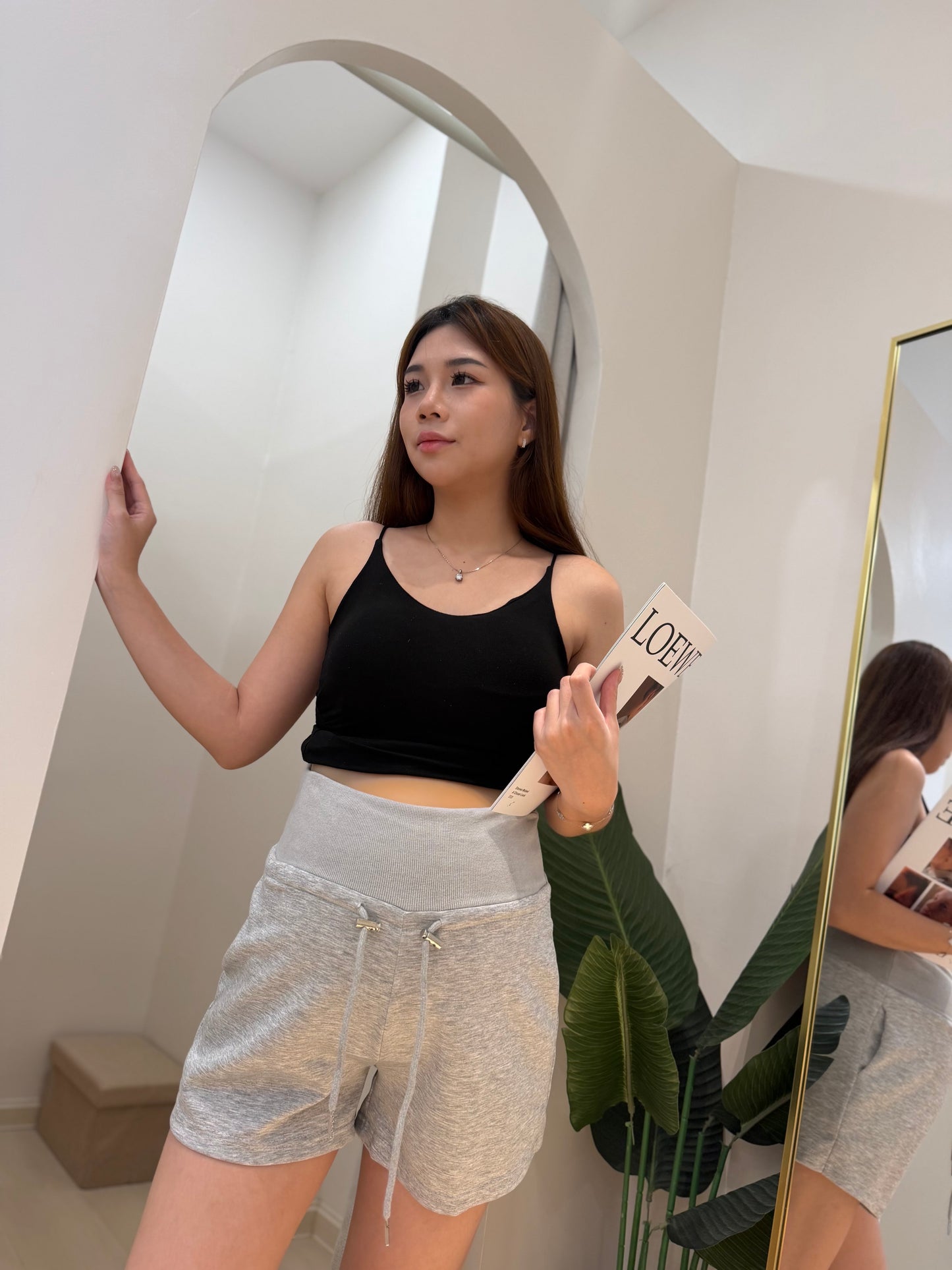 Nayla Cotton Maternity Lounge Shorts