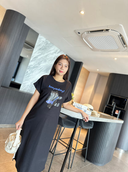 Gill Meow Comfy Tee Dress