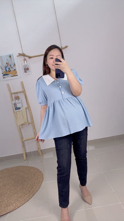 Xylia Front Button Blouse