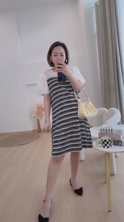 Leanne Stripes Loose Dress