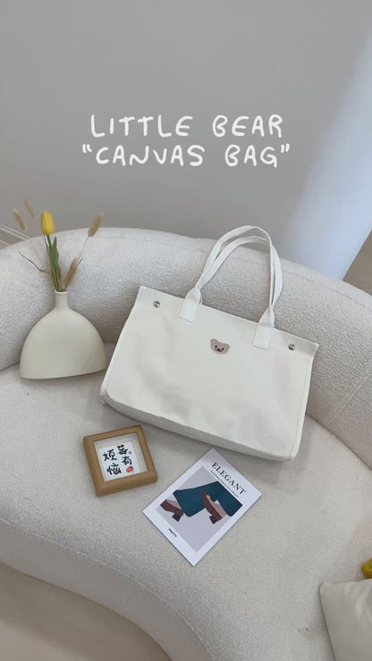 Little Bear Canvas Bag