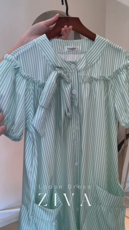 Ziva Stripes Loose Dress