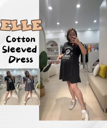 Elle Cotton Sleeved Dress