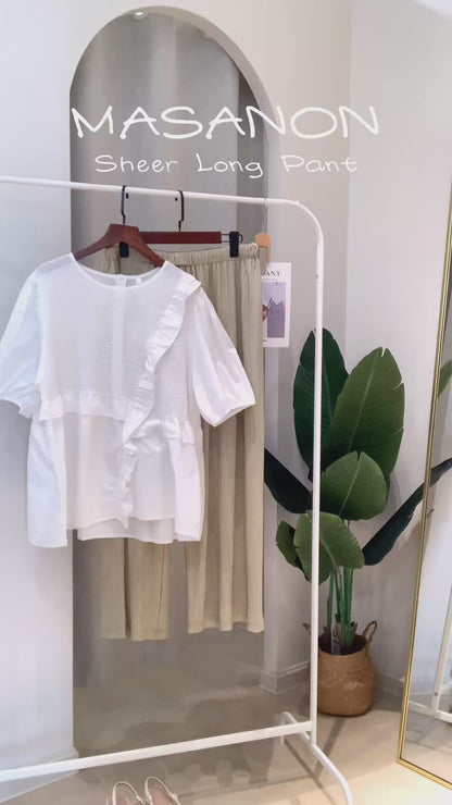 Masanon Sheer Long Pant