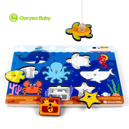 GoryeoBaby Wooden Fishing Puzzle