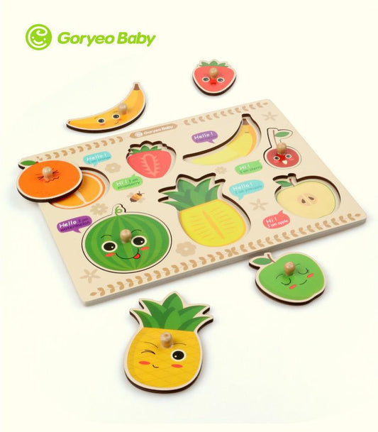 GoryeoBaby Wooden Fruit Puzzle