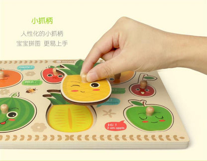 GoryeoBaby Wooden Fruit Puzzle