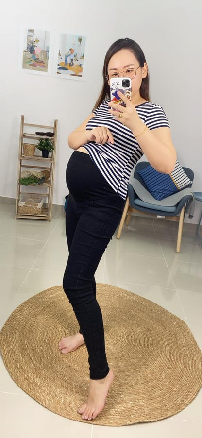 Casual Maternity Long Jeans