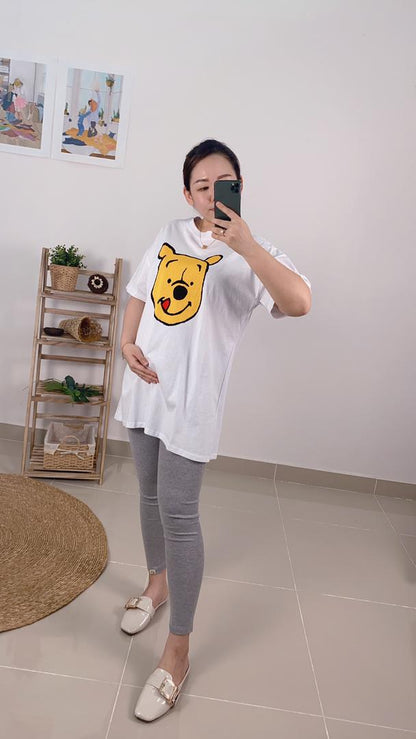 Cute Pooh Bear Oversize Tee