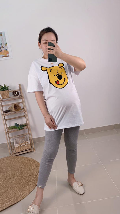 Cute Pooh Bear Oversize Tee