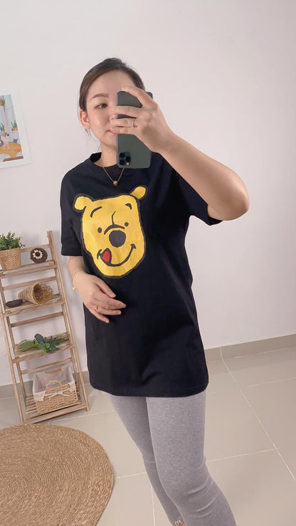 Cute Pooh Bear Oversize Tee