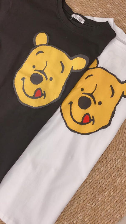 Cute Pooh Bear Oversize Tee