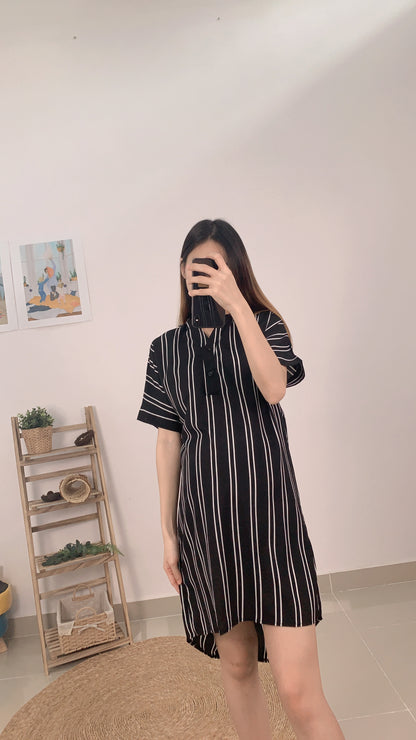 Zora Stripes Glowy Loose Dress