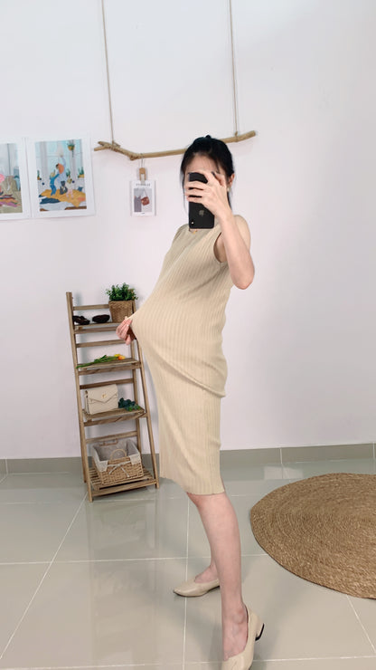 Luna-elle Sleeveless Knitted Dress