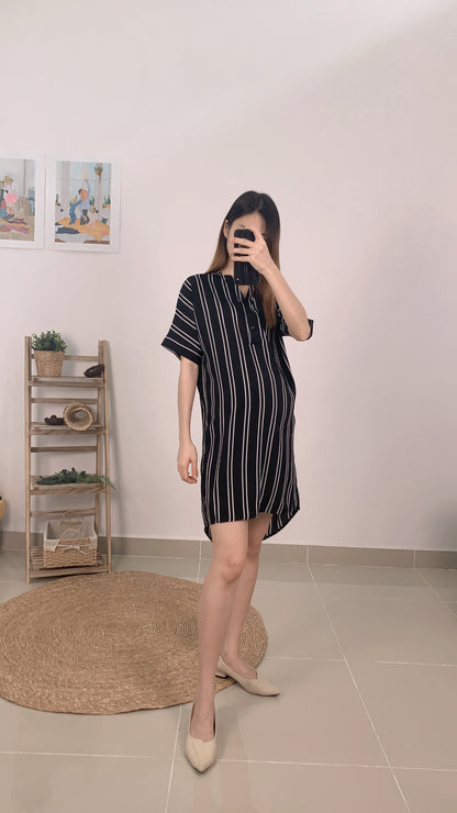 Zora Stripes Glowy Loose Dress