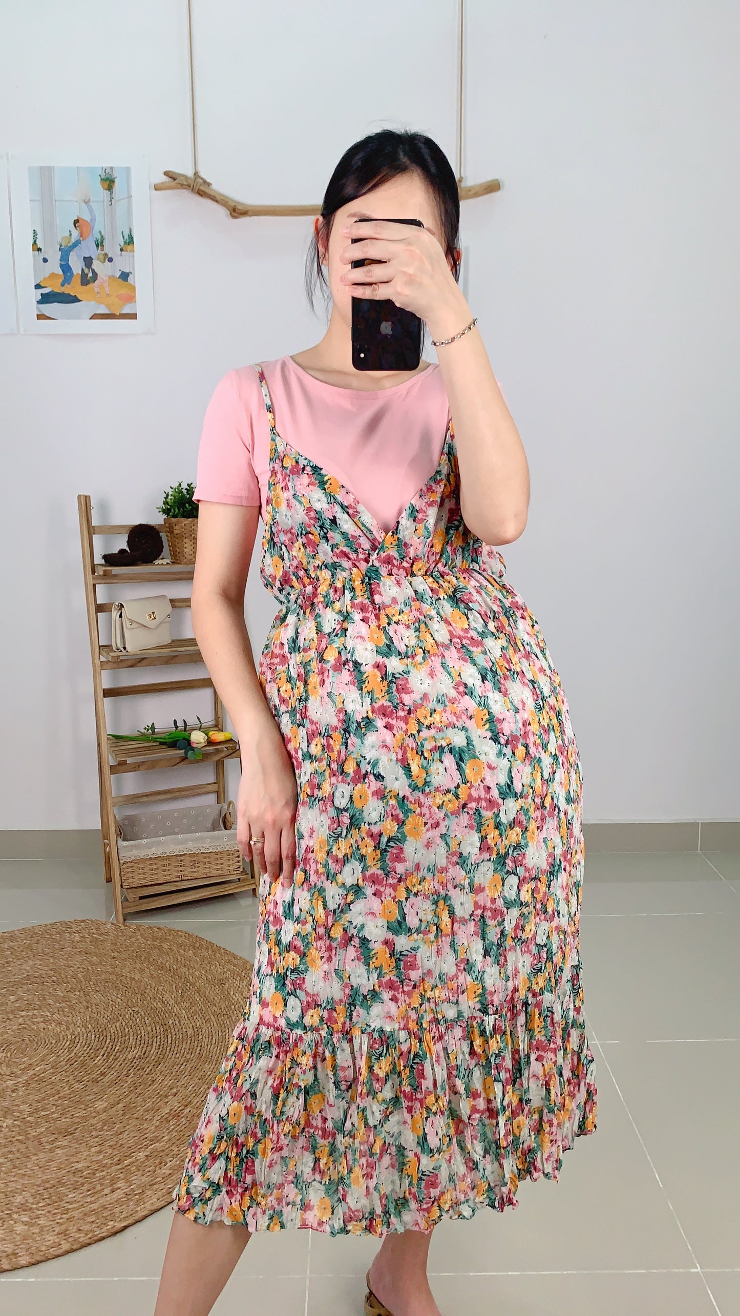 Amo-Ann Floral Set Dress