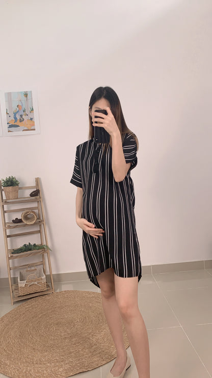 Zora Stripes Glowy Loose Dress