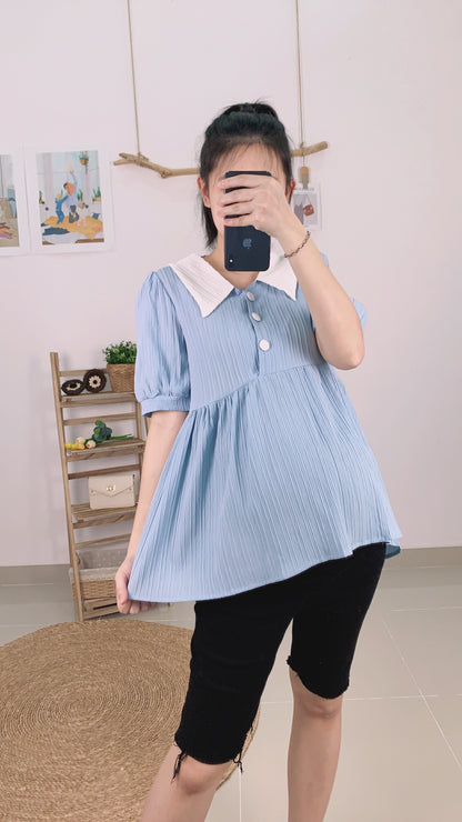 Xylia Front Button Blouse