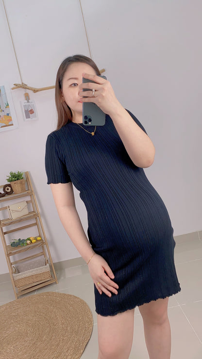 Monia Knitted Maternity Dress