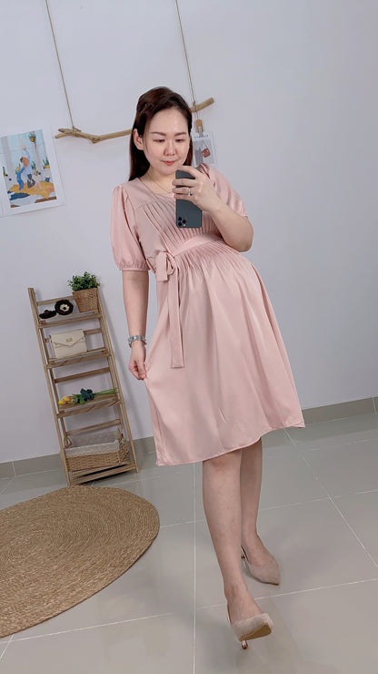 Della Tie Waist Elegant Dress