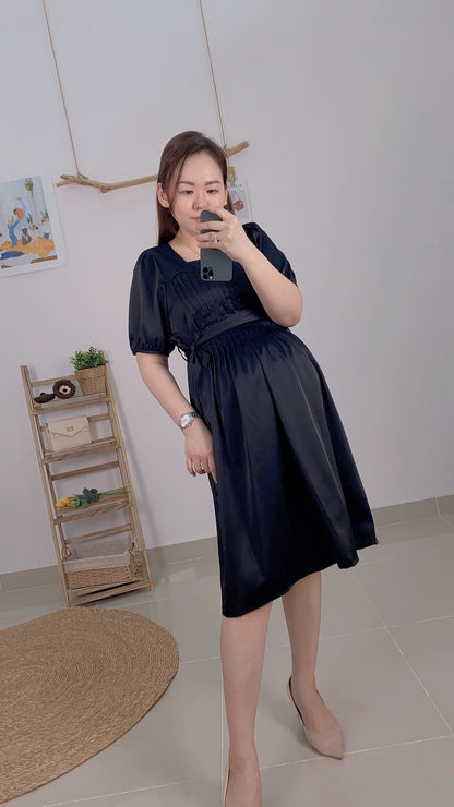 Della Tie Waist Elegant Dress