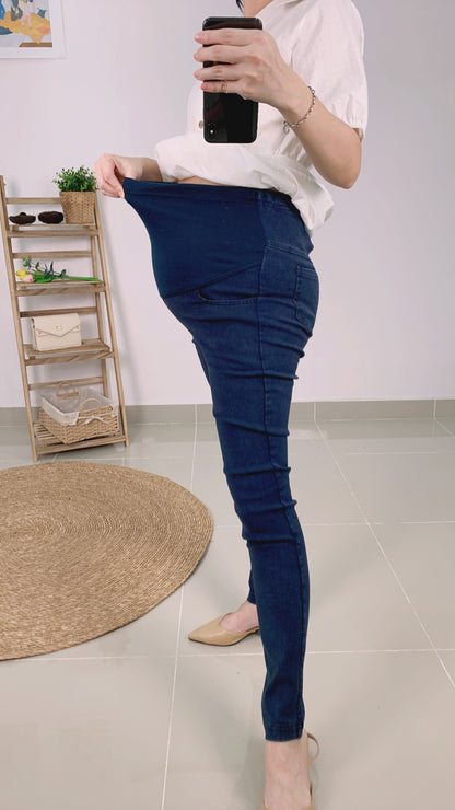 Casual Maternity Long Jeans