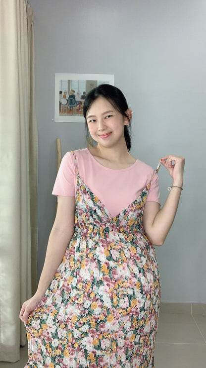 Amo-Ann Floral Set Dress