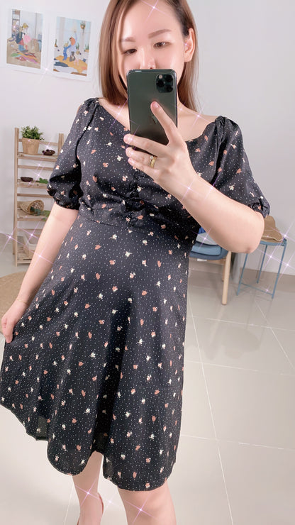 Gina Floral Maternity Dress