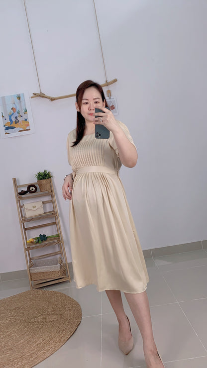 Della Tie Waist Elegant Dress