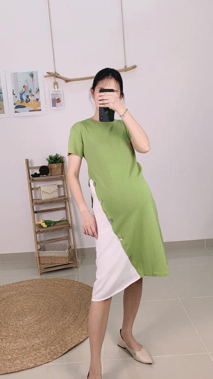 AVO Green/Black Maternity Dress