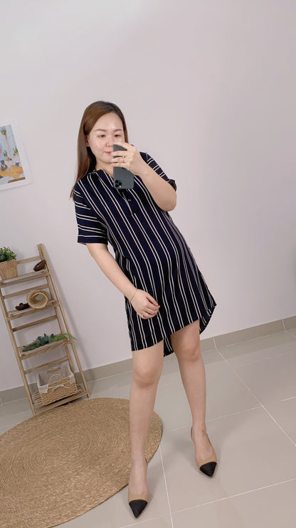 Zora Stripes Glowy Loose Dress