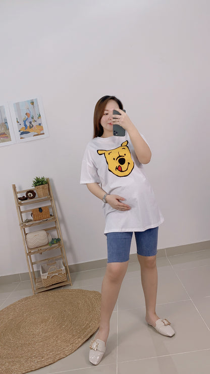 Cute Pooh Bear Oversize Tee