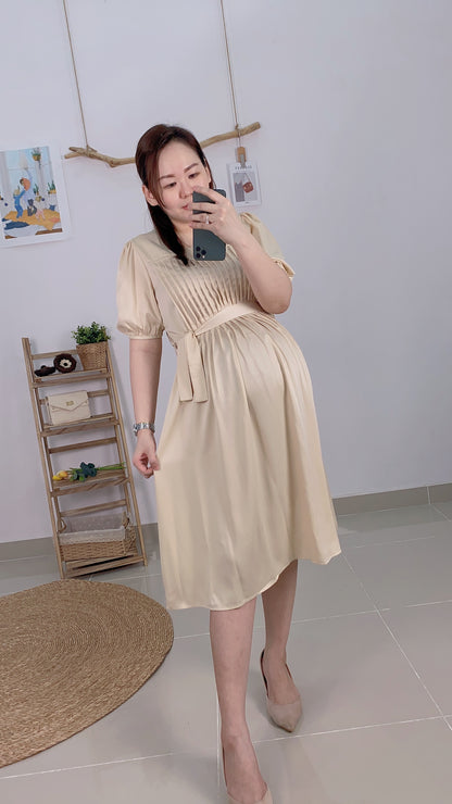 Della Tie Waist Elegant Dress