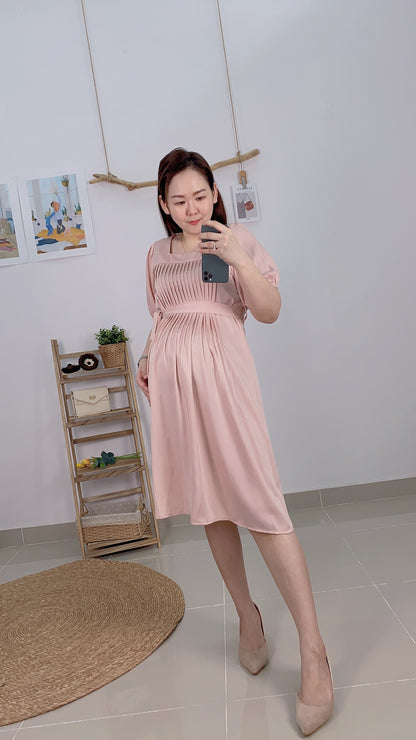 Della Tie Waist Elegant Dress