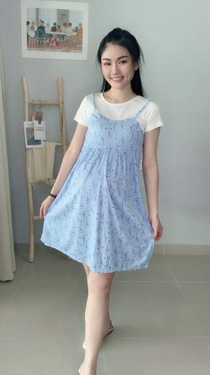 Yiila Sleeves Summer Dress