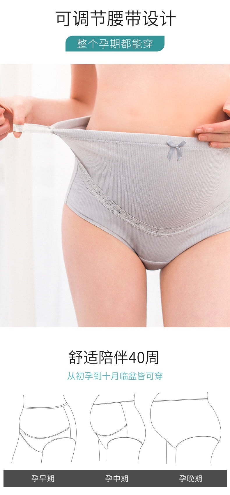 High Waist Maternity Underwear