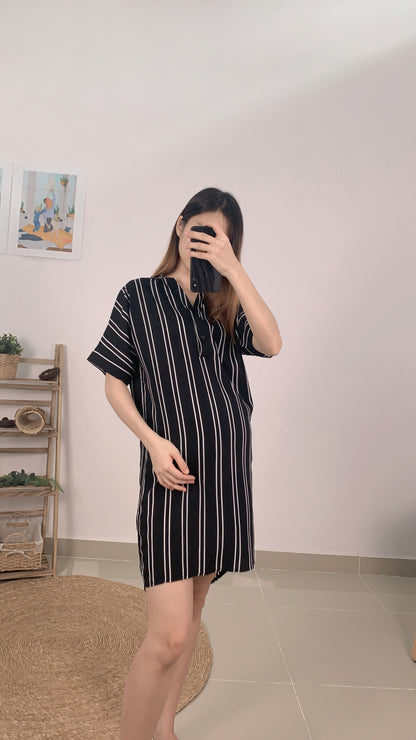 Zora Stripes Glowy Loose Dress