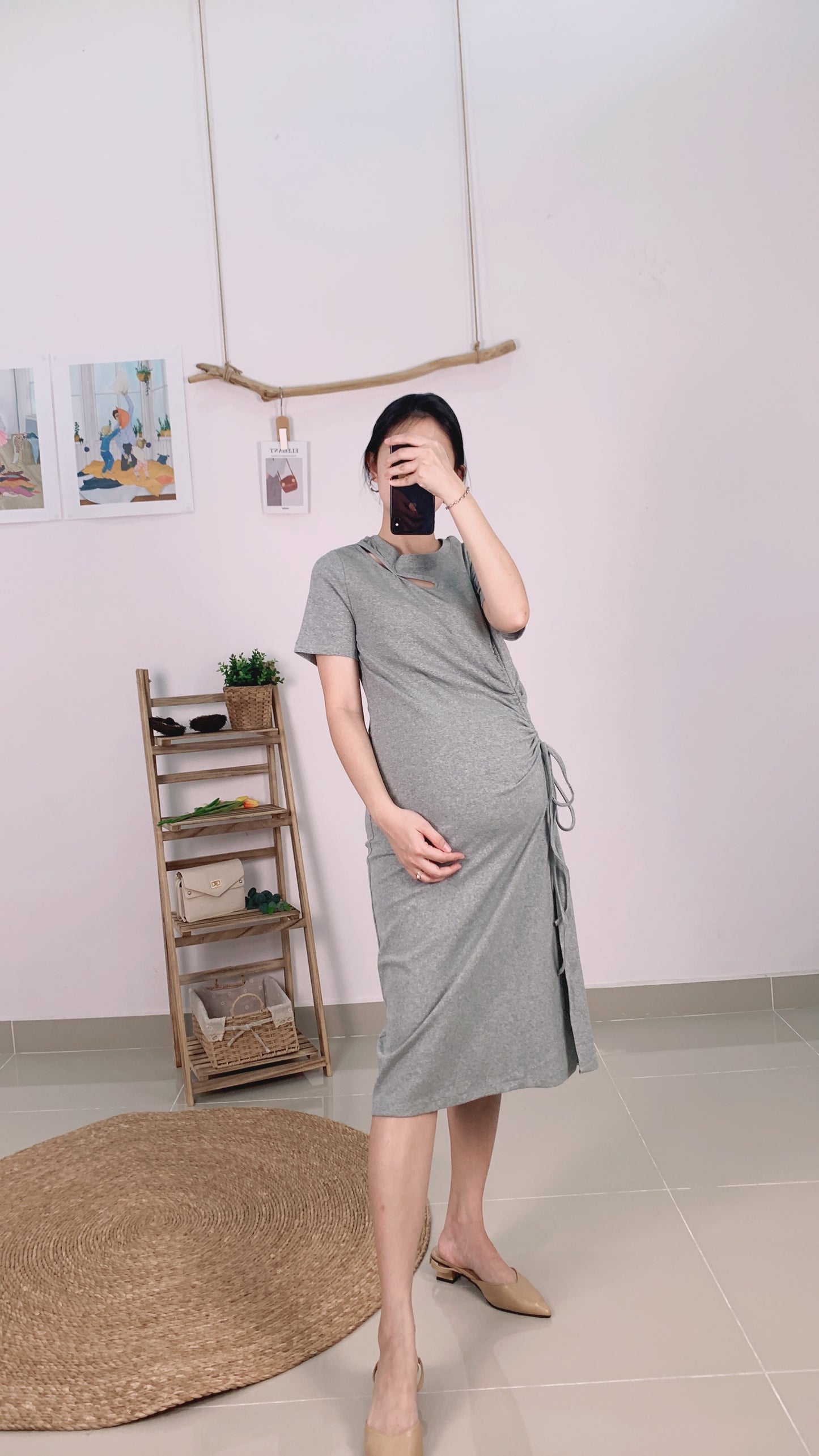 Keyya Full Cotton Tee Dress