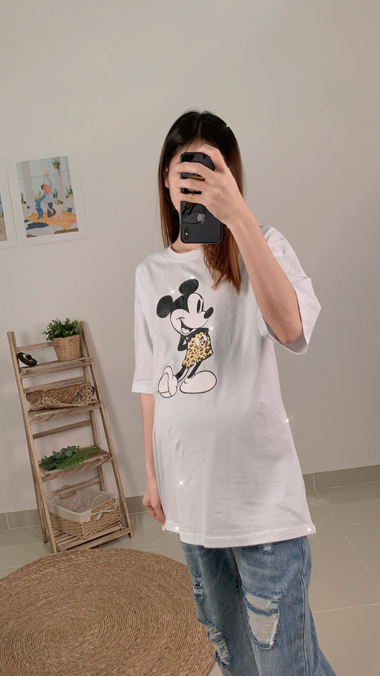 Mickey Graphic Maternity Top