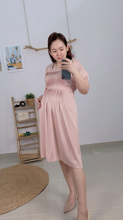 Della Tie Waist Elegant Dress