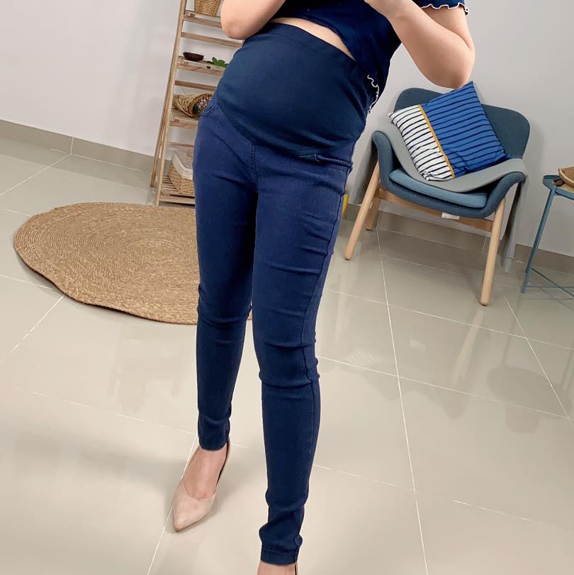 Casual Maternity Long Jeans